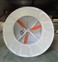 Premium HME DHF1460GT FRP Axiallüfter mit Tastensteuerung 62000m³/h 560 U/min 380V Kugellager Industrielle Luftstromlösung Vietnam