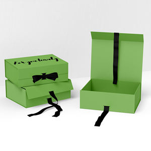 Gran oferta, CAJA PLEGABLE magnética de embalaje de regalo con cierre personalizado de lujo con lazo de cinta, caja de regalo plegable con cierre magnético - Product Image 3