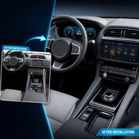 Pour Jaguar F-PACE 2016-2018 10,25 pouces 2016-2019 Lecteur multimédia Android 14 pour tableau de bord Navigation GPS CarPlay 4G WIFI Plug&Play