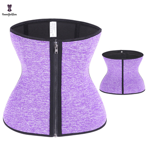 Cerniera anteriore e gancio 6 corsetto sottoseno in acciaio disossato <span class=keywords><strong>guaina</strong></span> termica dimagrante cintura calda da donna cintura in Neoprene Plus Size XS a 6XL - Product Image 4