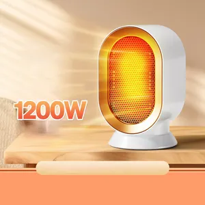 Elektrikli ısıtıcılar Fan 1200W 2-Speed Mini düşük gürültü ev ısıtıcıları elektrikli ısıtıcı