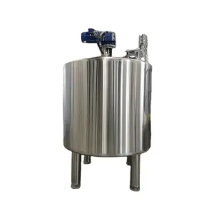 Réservoir à double enveloppe de refroidissement sanitaire Système CIP Réservoir aseptique sous vide de fermentation
