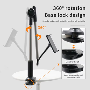 Abrazadera de escritorio <span class=keywords><strong>para</strong></span> teléfono de brazo largo perezoso ajustable de 360 grados, soporte <span class=keywords><strong>para</strong></span> teléfono de tableta, soporte <span class=keywords><strong>para</strong></span> teléfono con cuello de cisne, soporte <span class=keywords><strong>para</strong></span> teléfono de tableta <span class=keywords><strong>para</strong></span> cama - Product Image 2