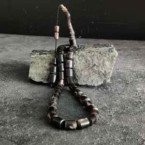 Cuentas de cuerno de búfalo ecológicas, tasbih artesanal, cuentas de oración espirituales para meditación, mindfulness y devoción diaria. - Product Image 4