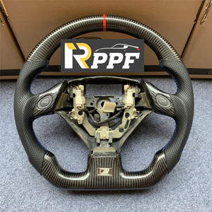 RPPF <strong>Best</strong> Quality Carbon Fiber &amp; Leather Sports <strong>Steering</strong> Wheel with Red Line at Top for Lexus GS300 - Product Image 1