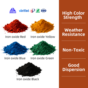 Pigmentos de Óxido de Hierro de Gama Completa para Pisos, Pavimentos, Concreto Coloreado, Colorante para <span class=keywords><strong>Baldosas</strong></span> Interconectadas - Product Image 1