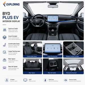 BYD Qin L EV Sedan 2025, autonomie <span class=keywords><strong>de</strong></span> 545 km, amortissement intelligent DiSus-C, charge rapide 800V, <span class=keywords><strong>voiture</strong></span> électrique haute vitesse - Product Image 2