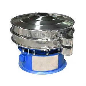 Máquina vibratória de peneira de pimenta preta para tempero/separação/separação de grãos rotativos, máquina circular de peneira vibratória