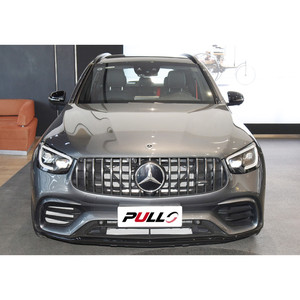 Pièces de voiture pour Benz <span class=keywords><strong>GLC</strong></span> classe X253/C253 2016-<span class=keywords><strong>2019</strong></span> mise à niveau au style 2021 avec pare-chocs avant et arrière et grille - Product Image 1