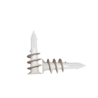 Goujons d'isolation Chevilles pour plaques de plâtre Chevilles en mousse dure Plastique avec vis à tête arrondie Fixation des plaques de plâtre Panneau de fibres de plâtre