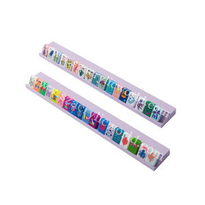 Support de tuiles de Mahjong en acrylique, ensemble de supports de Mahjong en acrylique, pousseur magnétique de Mahjong, support de tuiles de Mahjong festonné - Product Image 2