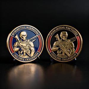 Moneta Commemorativa in Metallo Personalizzata con Logo, Design 2D 3D in Smalto Morbido, Stile Antico in Rame, Souvenir del Vecchio Castello - Product Image 2