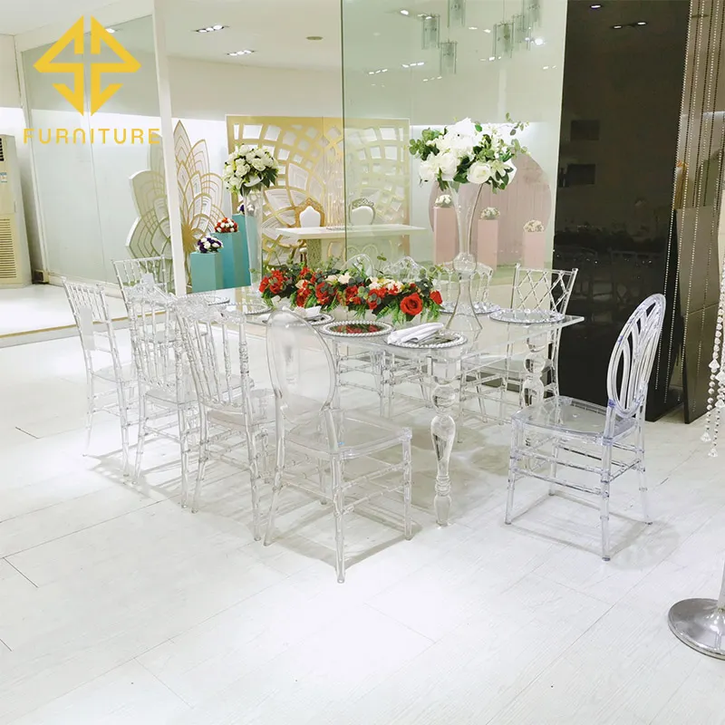 Transparent Acrylic Wedding Cake Table for Hot Sale Banquet Event Party