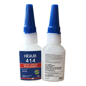 single component ethyl cyanoacrylate adhesive Instant Adhesive 414,Plastic Bonder Instant Glue Higlue 414 20g