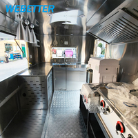 WEBETTER Street Fast Restaurant Mobile Juice bar Pizza BBQ Coffee Ice Cream Bubble Tea Food Truck Trailer Cuisine entièrement équipée