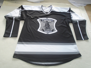 100% polyester custom fabric sublimation printing ice hockey jersey - Product Image 5