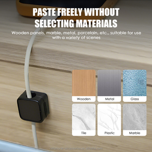 Clip de câble de téléphone portable <span class=keywords><strong>chargeur</strong></span> magnétique de bureau écouteurs organisateur de câble Rock pour mur de bureau bois - Product Image 4