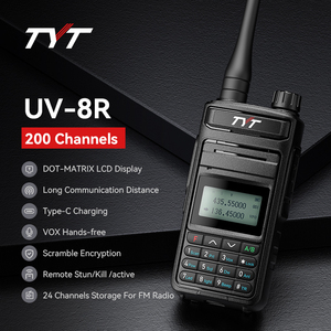 Ban đầu tyt uv8r cộng với tương tự <span class=keywords><strong>Walkie</strong></span>-<span class=keywords><strong>Talkie</strong></span> công suất cao UHF/VHF băng tần kép 200 kênh <span class=keywords><strong>Walkie</strong></span> <span class=keywords><strong>Talkie</strong></span> tyt ham thông tin liên lạc đài phát thanh - Product Image 2
