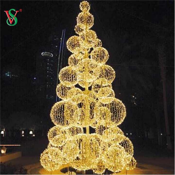 12ft Outdoor Mega Christmas Large LED Outdoor Christmas Cone Tree Motif ...