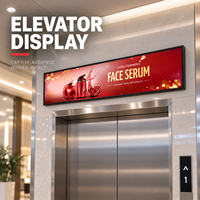 Monitor LCD TFT Ultra Wide 28 36 37 46 Inch untuk Aplikasi Signage Digital dan Periklanan Video
