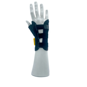Supporto per Polso con Fissaggio per Pollice 27 cm in Tessuto Vellutato Destro Sinistro per Tunnel Carpale e Tendinite - Product Image 5