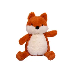 Hot sale cute weighted plush toy fox family size Plush Stuffed Soft Fox Plush Toy Animal Babies Toys