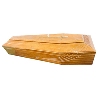 Ataúd Funerario de Madera Maciza de Estilo Europeo Personalizable de Alta Calidad, Ataúd Profesional para Entierro