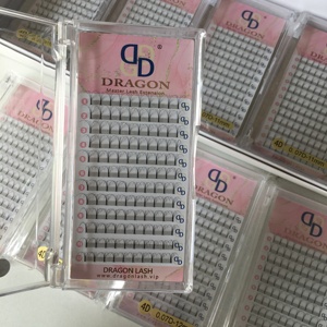 Venta al por mayor de pestañas de tallo largo 4D de 0.07, bandejas de pestañas hechas a mano, abanicos de volumen pre-fabricados, extensiones de pestañas 3D 5D 6D, pestañas Promade, extensiones de pestañas Cils - Product Image 5