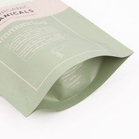 Custom Printed Food Grade Stand up Zip Lock Kraft Paper Packaging Pouch Biodegradable Mylar Bags