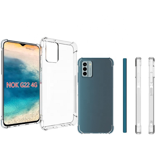 Latest Products 2023 For Nokia G22 4G 7.3 Whole Clear Corner Shockproof Soft Tpu Silicon Case