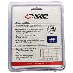 Plaquette de frein de <span class=keywords><strong>moto</strong></span> organique NGBBP pour <span class=keywords><strong>MOTO</strong></span> <span class=keywords><strong>GUZZI</strong></span> 750 Breva Nevada V7 Cafe Classic Racer Stone II ABS V7 <span class=keywords><strong>850</strong></span> Special - Product Image 6