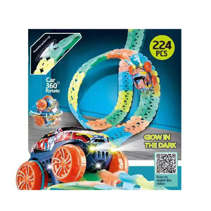 <span class=keywords><strong>Pista</strong></span> Flessibile Componibile Fai-<span class=keywords><strong>da</strong></span>-Te con Ventose Luminose <span class=keywords><strong>da</strong></span> Parete, Giocattolo per <span class=keywords><strong>Auto</strong></span> <span class=keywords><strong>da</strong></span> <span class=keywords><strong>Corsa</strong></span> per Bambini - Product Image 1