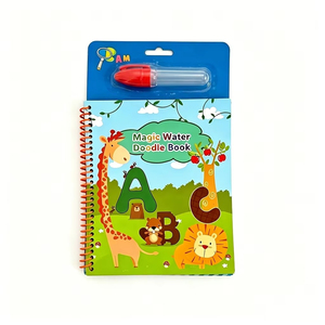 <span class=keywords><strong>Livre</strong></span> de coloriage à l'eau magique haute définition personnalisé, ensemble de peinture pour enfants sûr et non toxique - Product Image 1