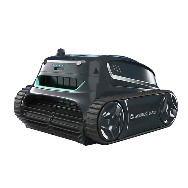 Smart Programmable Robotic Pool Cleaner With Strong Suction and Wall-Climbing Function for Easy Pool Maintenance