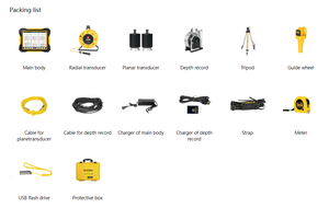 Drei Profile HC-U93 Beton Risstieftest Positionierungs-Ultraschall-Häufung Integritätstestmaschine - Product Image 6