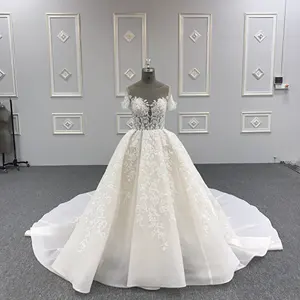 Venta caliente de la fábrica de vestido de boda vestido de novia buena calidad con precio de fábrica 2020