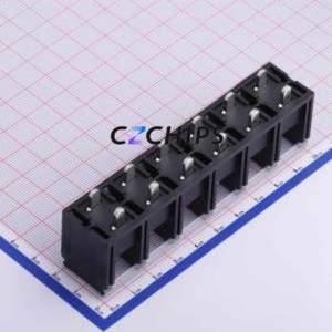 KF88L-16.0-6P Barrier Terminal Block Through hole Component (THT),P=16mm Connector With Cover Plate 16mm 1x6P Straight Pin - Product Image 2