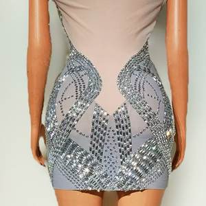 Sujetador Sexy con Pedrería y Escote Barco, Disfraz de Baile, Discoteca, Bar, DJ, Actuación, Disfraces para Mujeres, Bailarinas <span class=keywords><strong>Gogo</strong></span> - Product Image 4