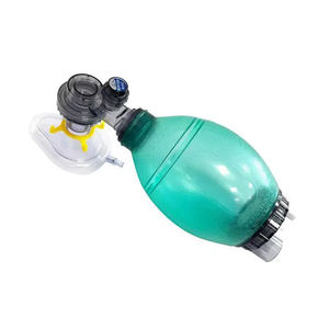 Acil durum kiti ilk yardım cihazı yetişkin pediatrik bebek tek kullanımlık taşınabilir tıbbi yeşil PVC Ambu çanta manuel resüsitatör - Product Image 2