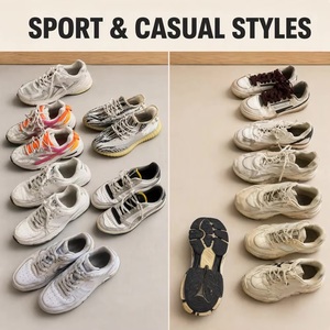 Chaussures <span class=keywords><strong>d</strong></span>'hiver pour hommes <span class=keywords><strong>d</strong></span>'<span class=keywords><strong>occasion</strong></span>, tendance, en polyester, lot mixte, styles variés, approvisionnement en gros, fabriqué en Chine, tailles aléatoires - Product Image 2