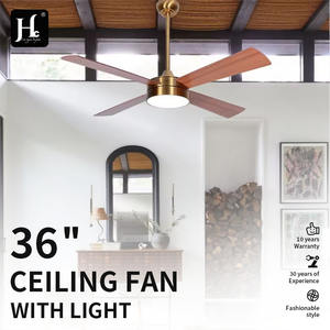 Lámparas de Techo Interiores de 52 Pulgadas con Ventiladores, Lámpara de Ventilador de Techo con Control Remoto, Ventilador con Luz para Dormitorio - Product Image 2