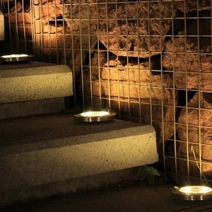 4 lampes solaires à <span class=keywords><strong>LED</strong></span> 8 <span class=keywords><strong>LED</strong></span> pour extérieur, jardin, terrasse, éclairage encastré, <span class=keywords><strong>projecteur</strong></span> <span class=keywords><strong>solaire</strong></span> <span class=keywords><strong>LED</strong></span> enterré - Product Image 5