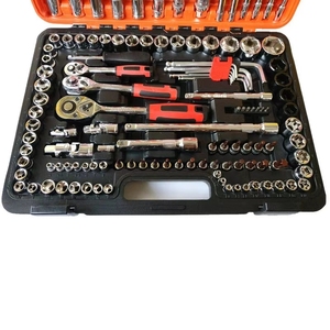 Juego de herramientas de ferretería automotriz de 151 piezas, llave de vaso de acero al cromo vanadio, venta al por mayor del fabricante, kit de reparación de automóviles - Product Image 4
