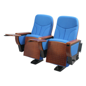 Hechuang Poetry Theater <b>Chair</b> HC_P505FDJ <b>Foldable</b> With Armrests And <b>Table</b> For Auditorium Seating - Product Image 2