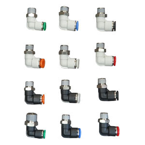 ข้อต่อนิวเมติกส์ <span class=keywords><strong>PL</strong></span> แบบเกลียวตัวผู้,ข้อต่อท่อพลาสติกข้อศอกเชื่อมต่อแบบ <span class=keywords><strong>PL</strong></span> - Product Image 6