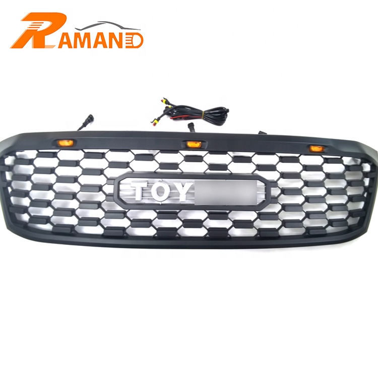 Заводская решетка для Hilux vigo от 2005 до 2011 со светодиодными фарами, передние гоночные решетки, автомобильная Передняя сборка, решетка бампера