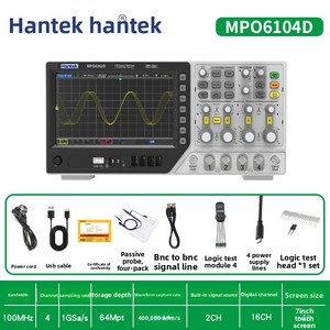 Osciloscopio Digital de Cuatro Canales Hantek DPO6204B/DPO6204C/MPO6204D - Product Image 1