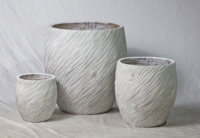Pot & Planter Bunga Silinder Modern dari Semen - Ramah Lingkungan, Tahan Lama, Dekorasi Rumah & Taman