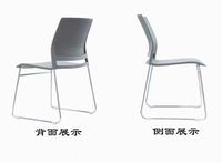 Pas cher Empilable Sans Accoudoir Design Simple Bleu Coloré Chaises En Plastique De Bureau Chaise De Salle À Manger En Gros