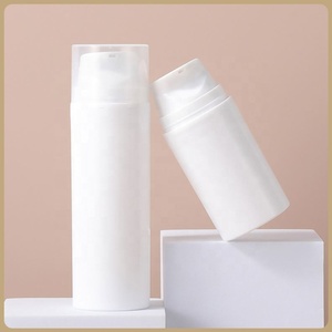 Best Price 30ml 50ml 80ml 100ml 150ml White Plastic Cosmetic Packaging Container Serum Lotion Airless <b>Pump</b> <b>Bottle</b> - Product Image 6